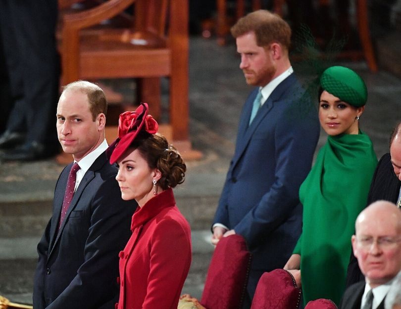 Książę William, Kate Middleton, Harry, Meghan Markle
