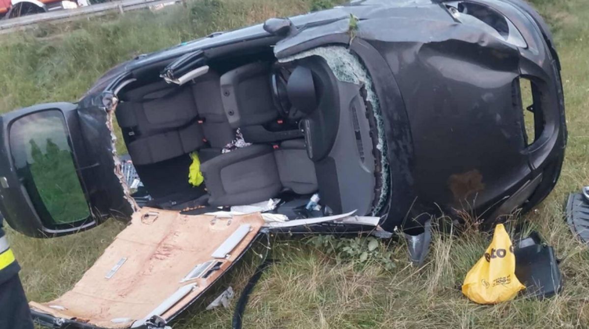 Zamostne: Cztery osoby ranne w wypadku, w tym dwójka dzieci