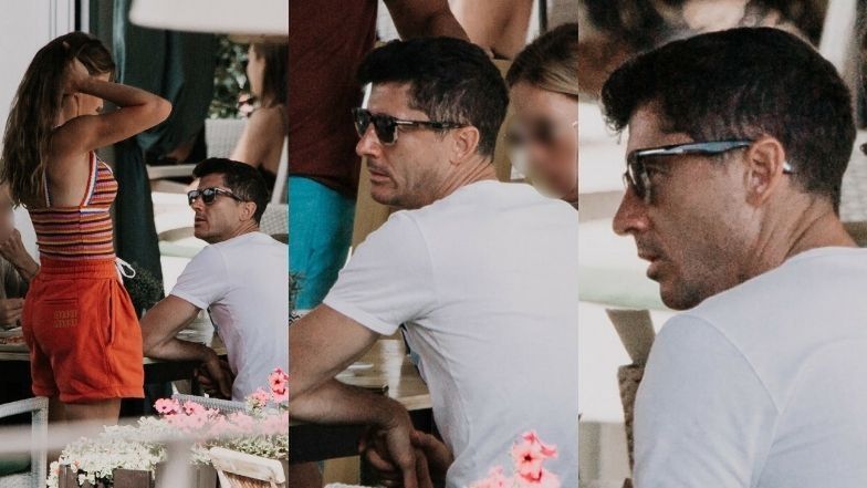 Anna i Robert Lewandowscy relaksują się w restauracji na Majorce