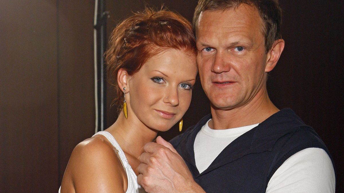 Cezary Pazura z żoną Edytą na początku ich związku w 2008 roku