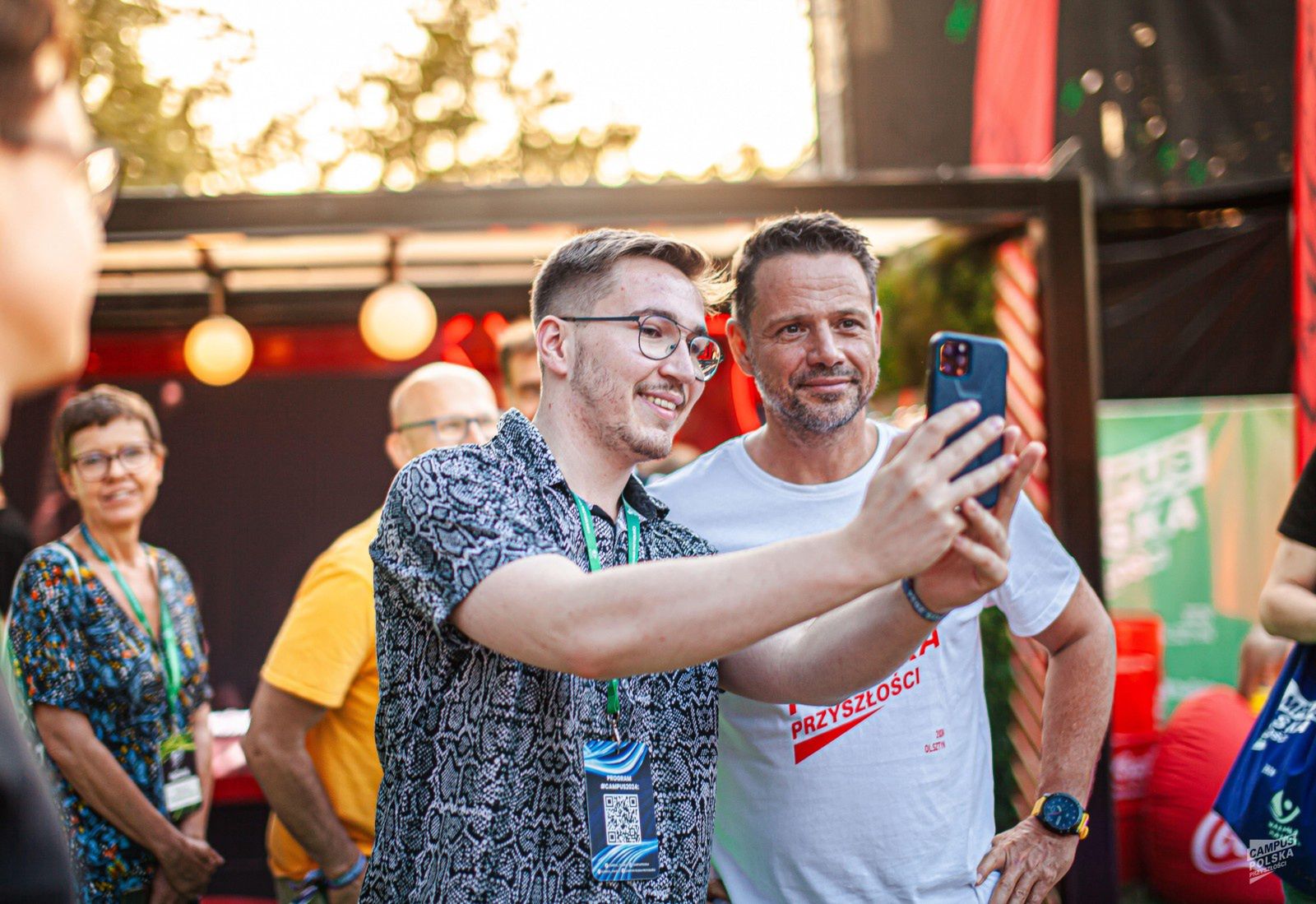 Rafał Trzaskowski (z prawej) jest inicjatorem Campusu Polska