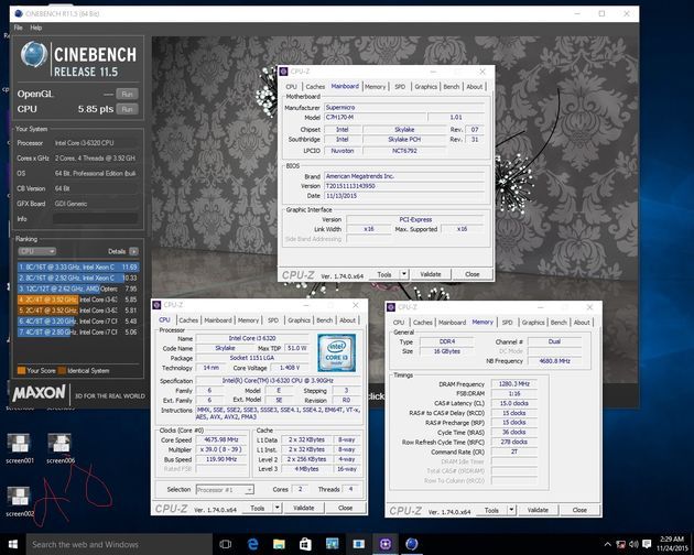 Intel Core i3-6320 - podkręcanie BCLK wydajność
