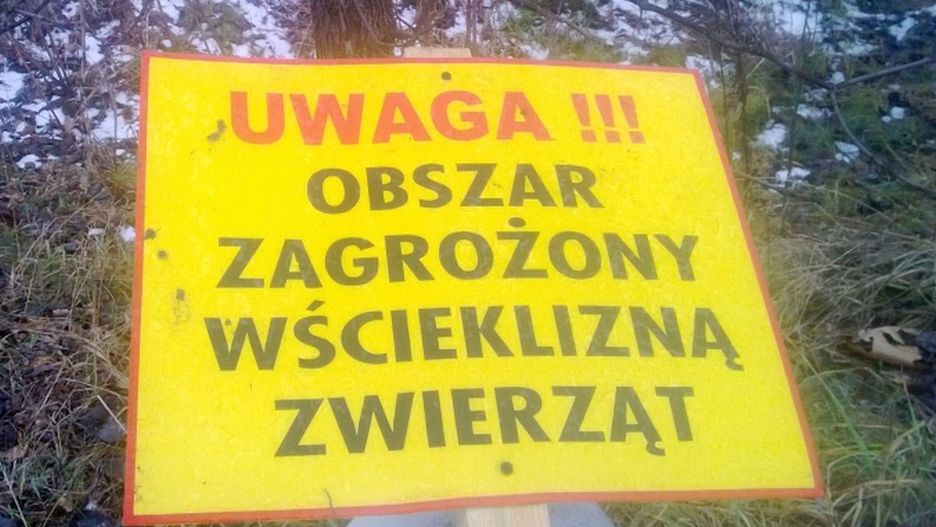 Tereny zagrożone są specjalnie oznaczone