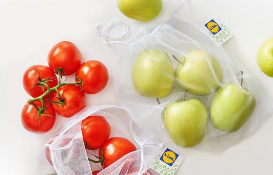 Wielorazowe woreczki na warzywa i owoce w Lidlu