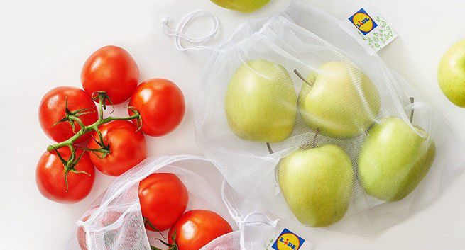 Wielorazowe woreczki na warzywa i owoce w Lidlu