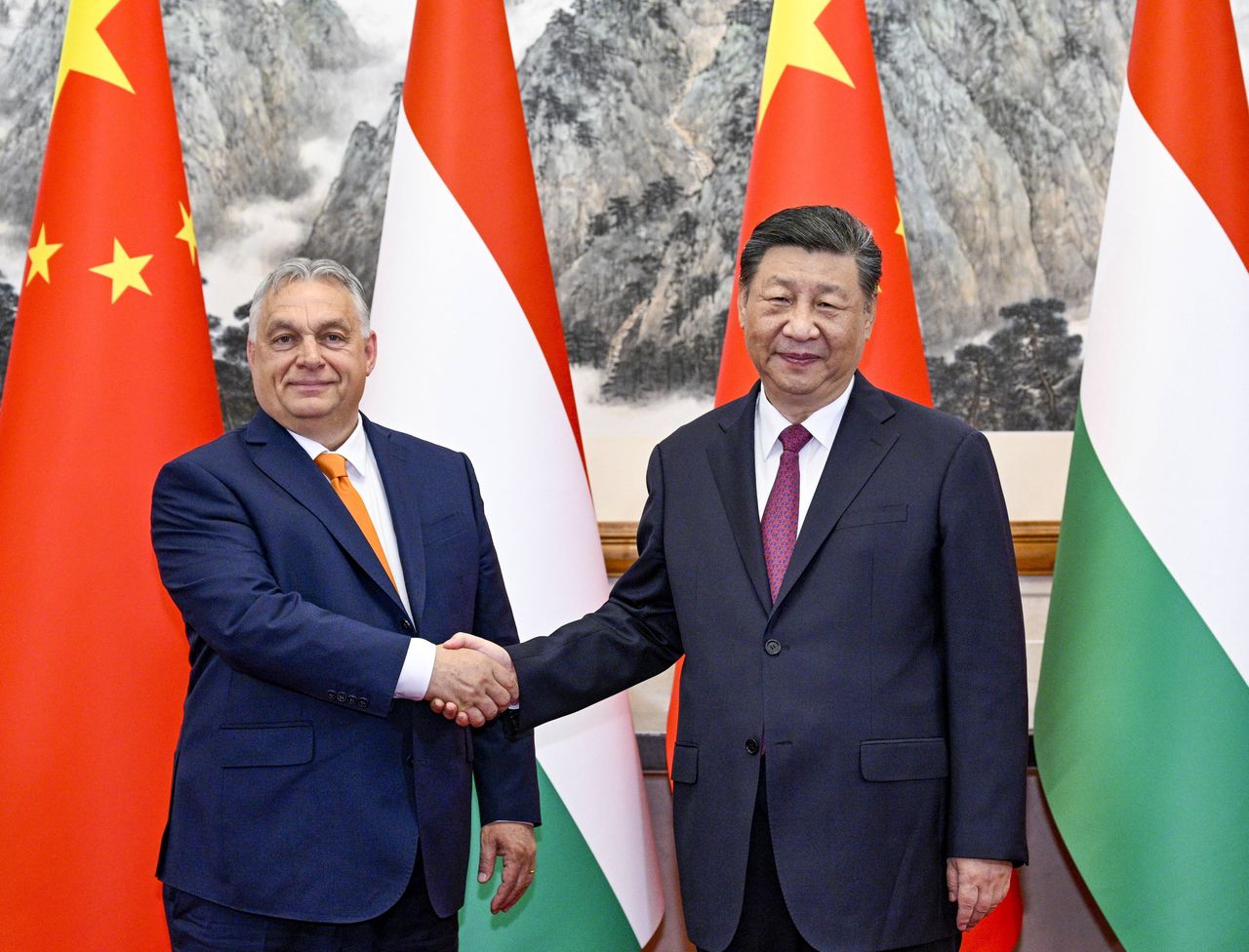 Viktor Orban i Xi Jinping 