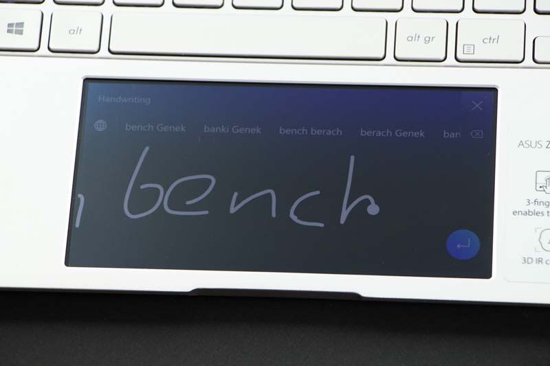 Asus ZenBook UX434 ScreenPad pisanie odręczne