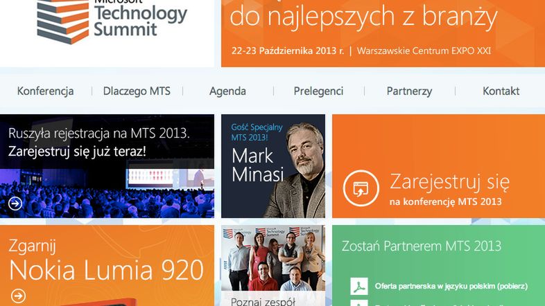 Komorkomania.pl patronem konferencji Microsoft Technology Summit 2013 1