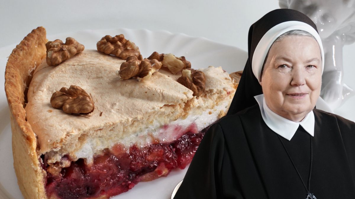 Siostra Anastazja robi pyszne ciasto świąteczne