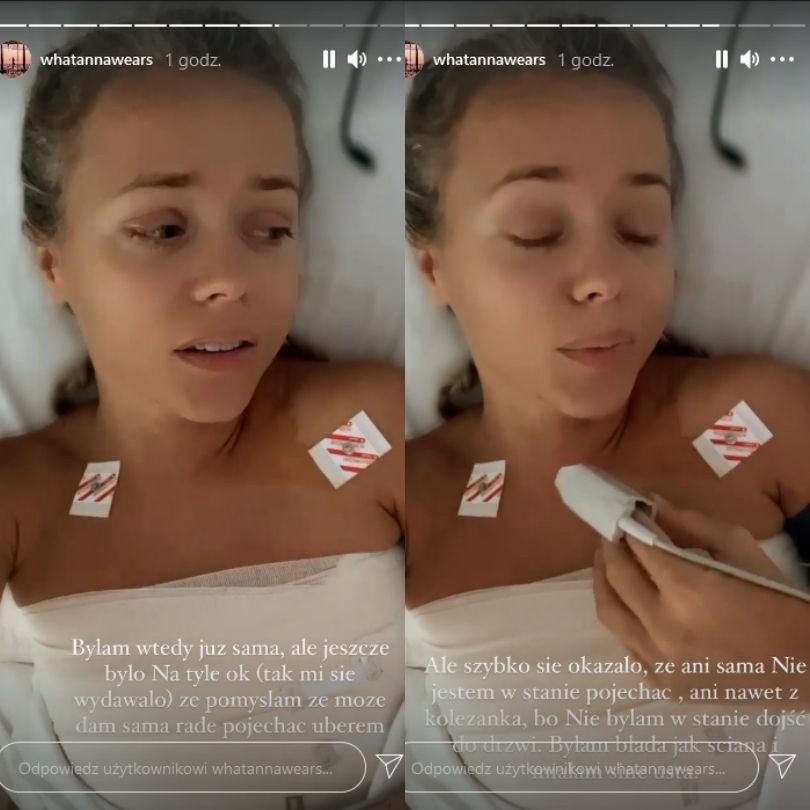 Anna Skura znów nagrywa ze szpitalnego łóżka