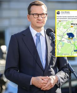 Chciał ominąć korki? Morawiecki wybrał samolot