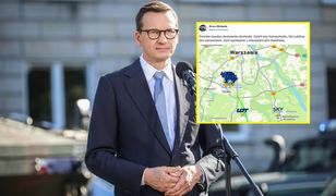 Chciał ominąć korki? Morawiecki wybrał samolot