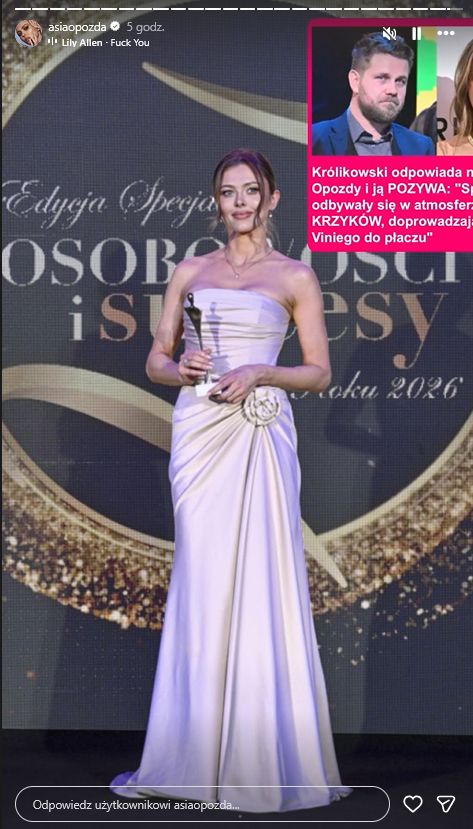 Joanna Opozda odpowiada Antoniemu Królikowskiemu