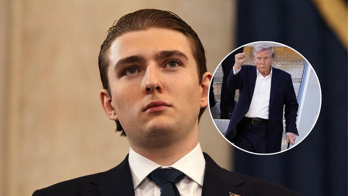 Barron Trump coraz bardziej przypomina swojego ojca 