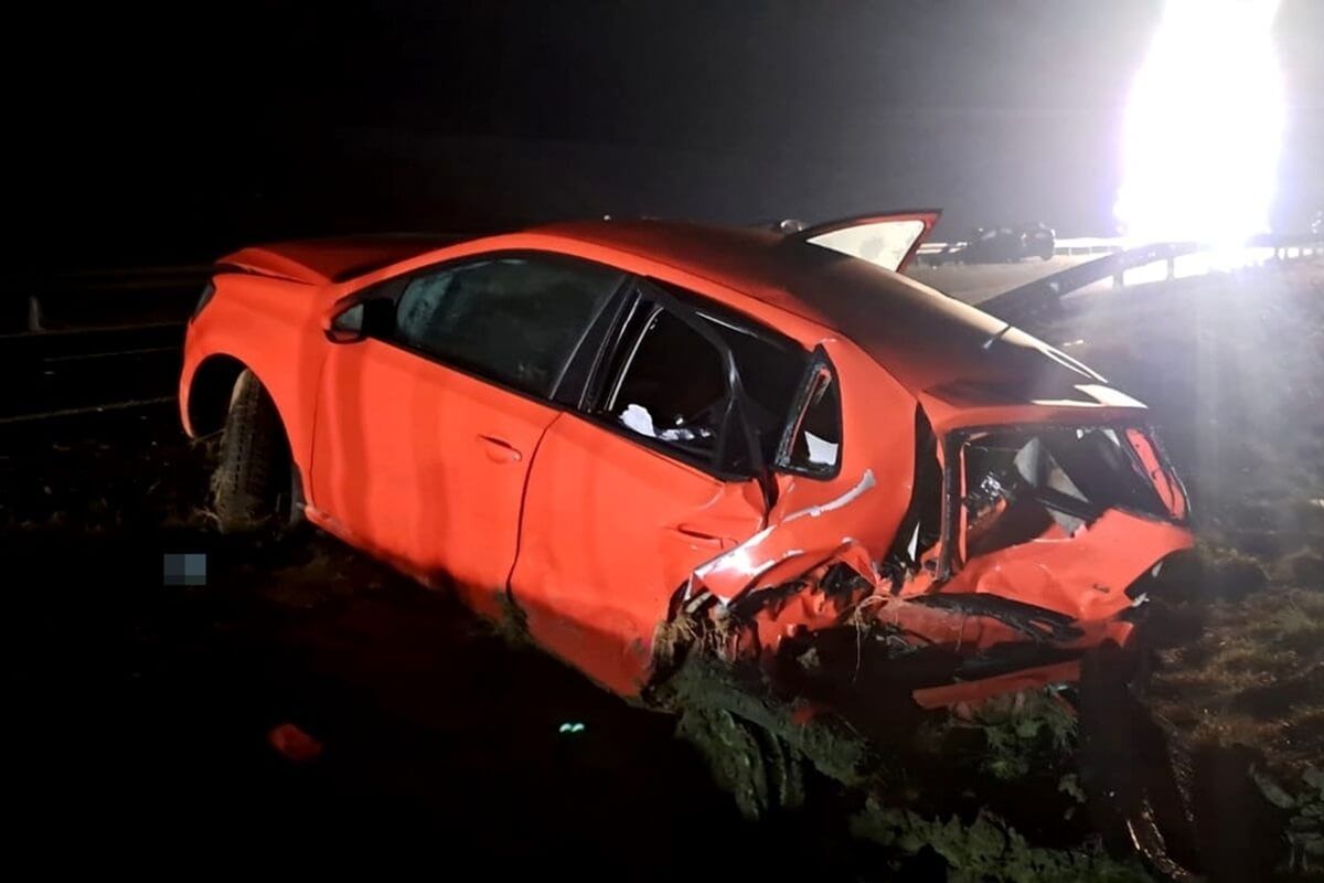 Pijany kierowca audi doprowadził do wypadku na S19 w Wilkołazie