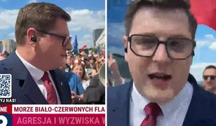 Dziennikarz Republiki mówi o ataku. Podczas relacji na żywo
