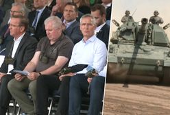 Pokaz siły wobec Kremla. Szef NATO nagrany przy Białorusi