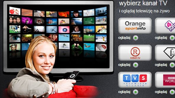 9 kanałów telewizyjnych na stronie Orange 1