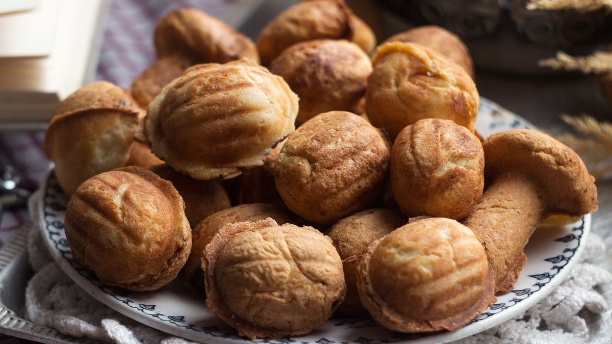 Ciasteczka orzeszki możesz zrobić bez specjalnego opiekacza