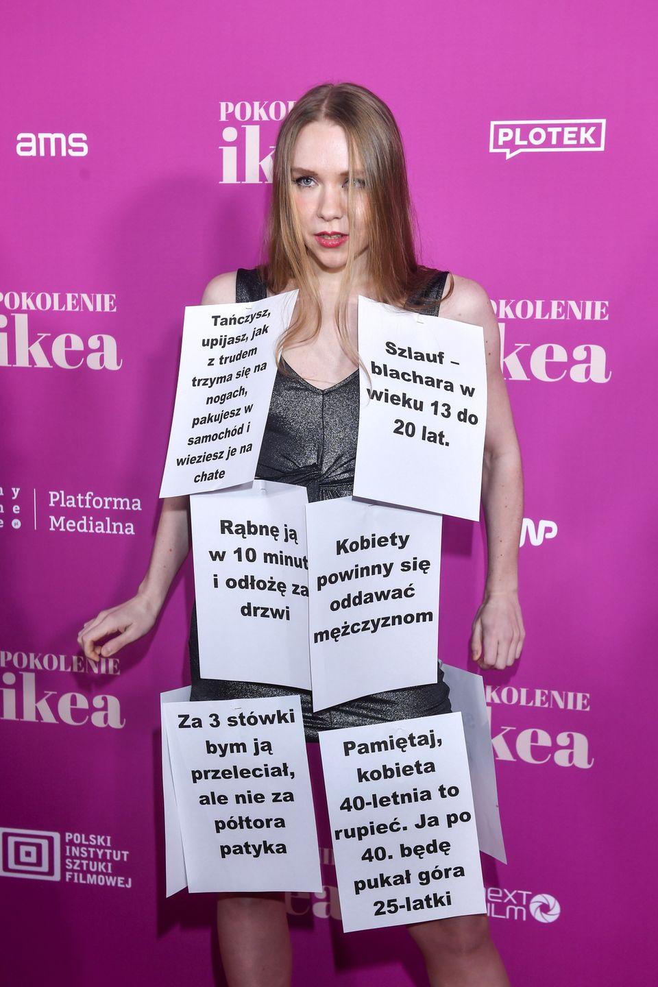 Maja Staśko na premierze filmu "Pokolenie Ikea"