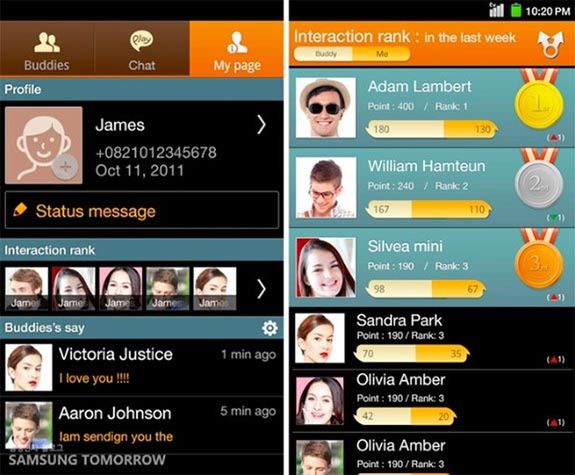 ChatON - nowy komunikator Samsunga [wideo]