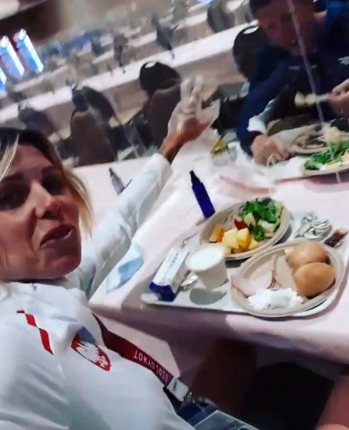 Zofia Klepacka kpi z warunków na stołówce olimpijskiej