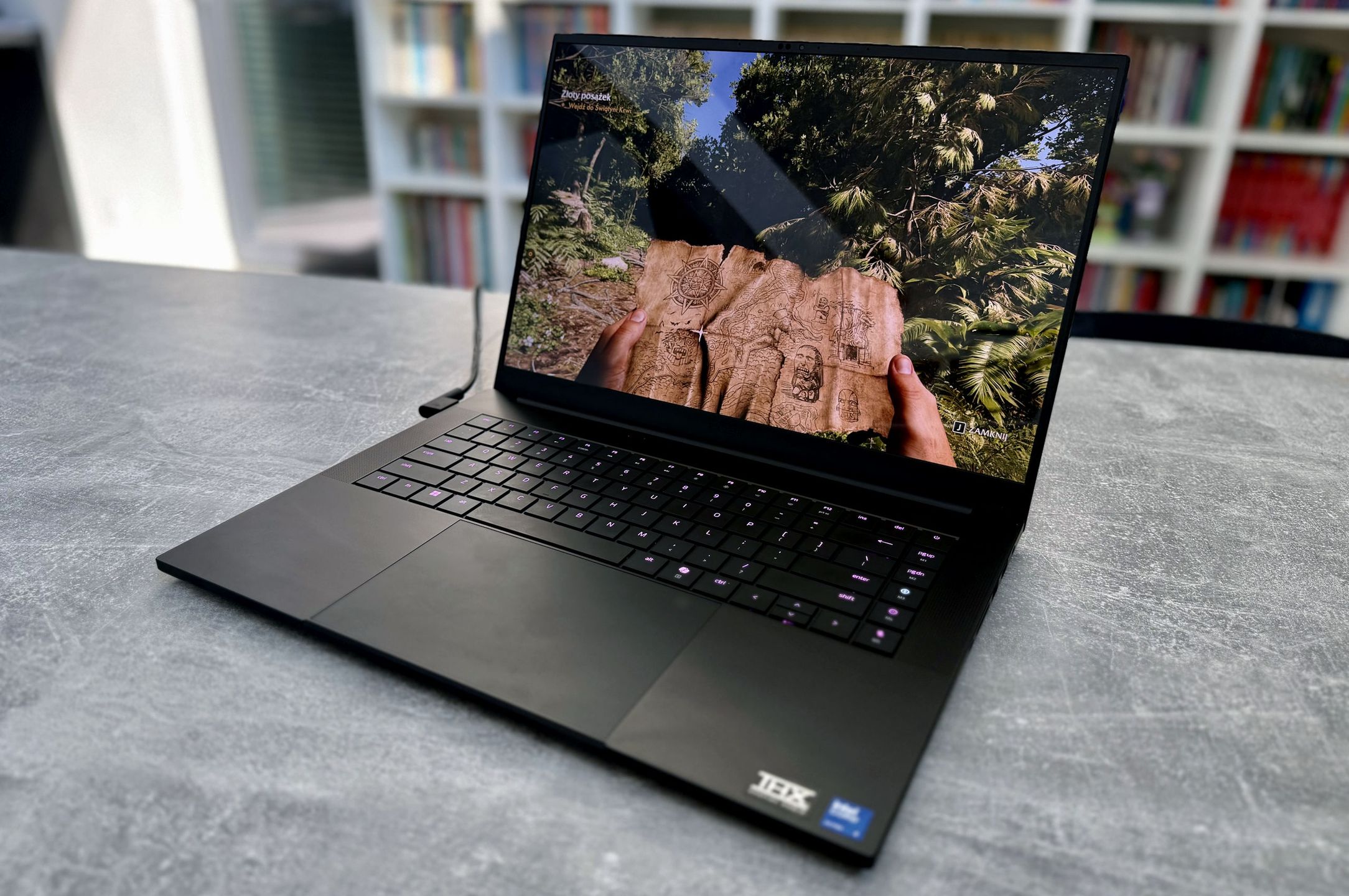Razer Blade 16 (2026) - granie w Indiana Jones i Wielki Krąg