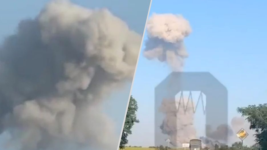 Atak na skład amunicji na Krymie