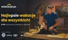Wakacje.pl w kampanii mówią o porzucaniu zwierząt. W spocie Marcin Prokop z psem