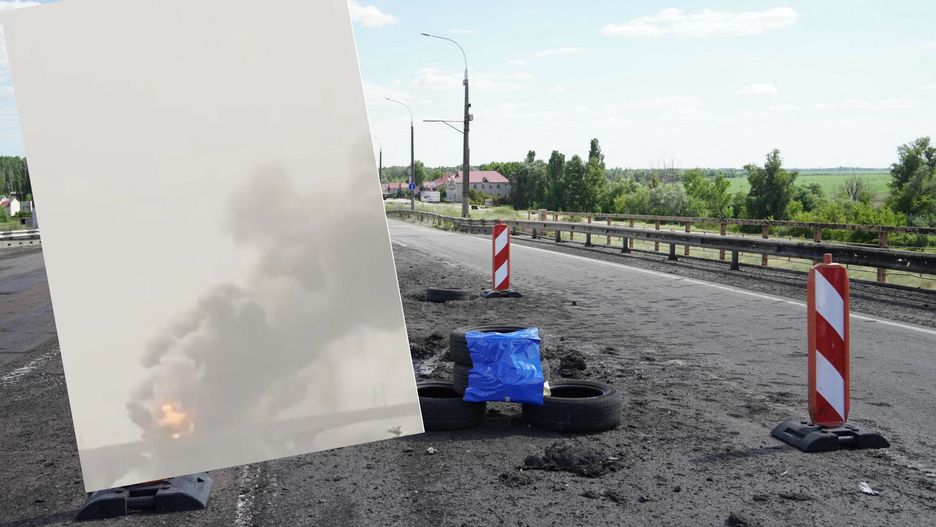 Znowu zaatakowali kluczowy most. Tak zablokowali Rosjan