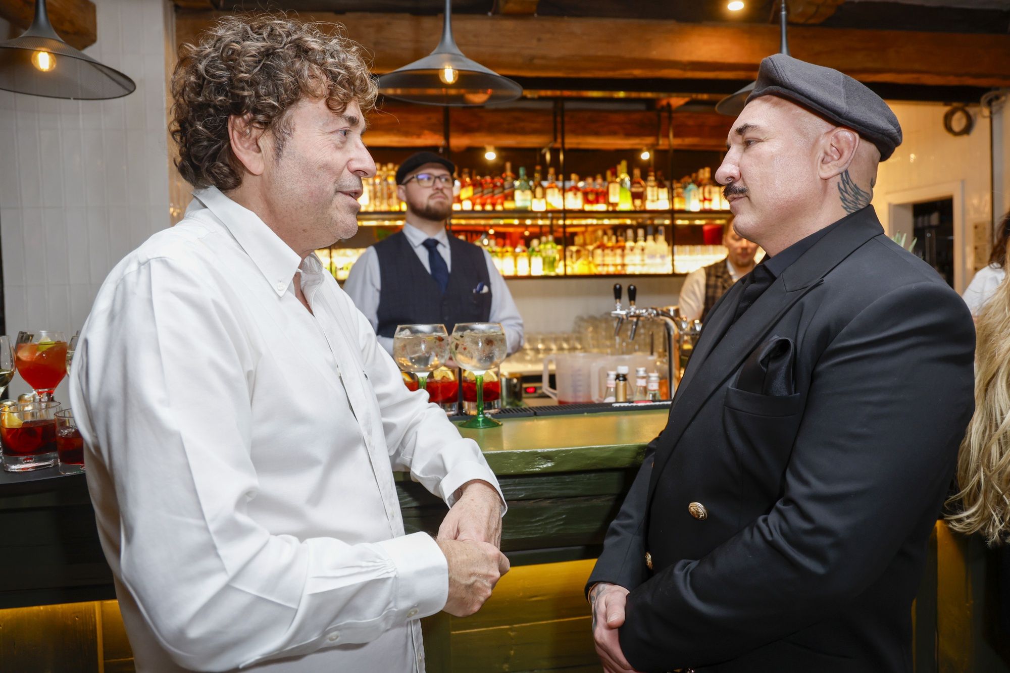Gwiazdy na otwarciu restauracji Primitivo w Warszawie (fot. AKPA)