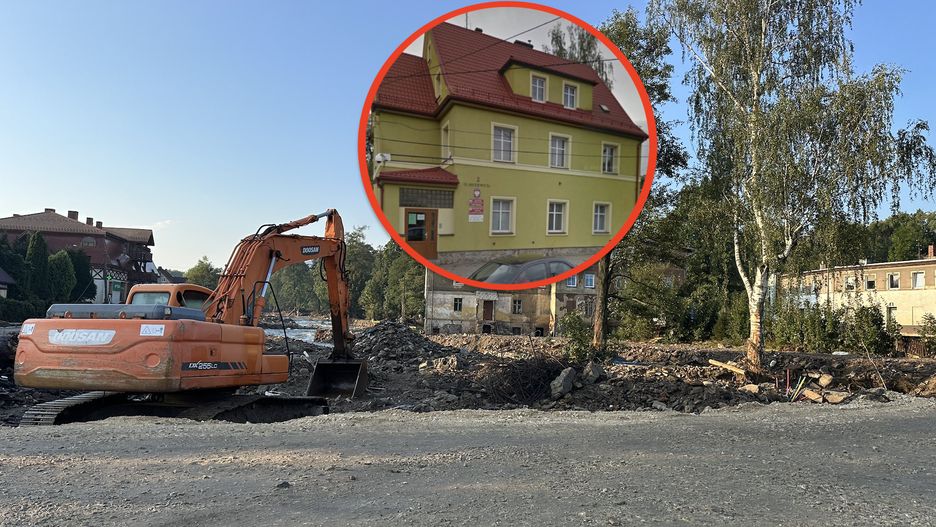 Po siedzibie policji i straży miejskiej została zrównana ziemia