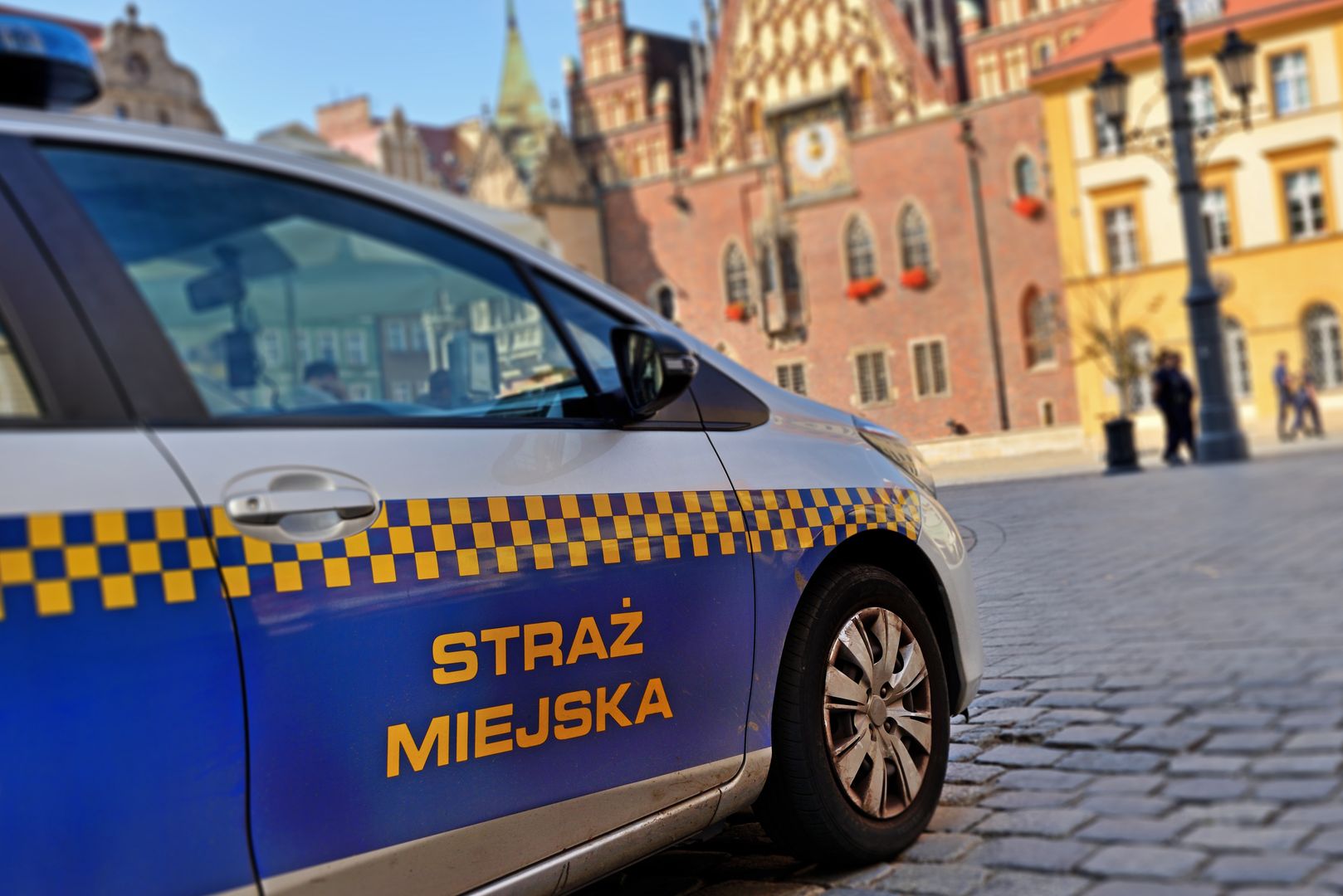 Straż miejska patrol samochód