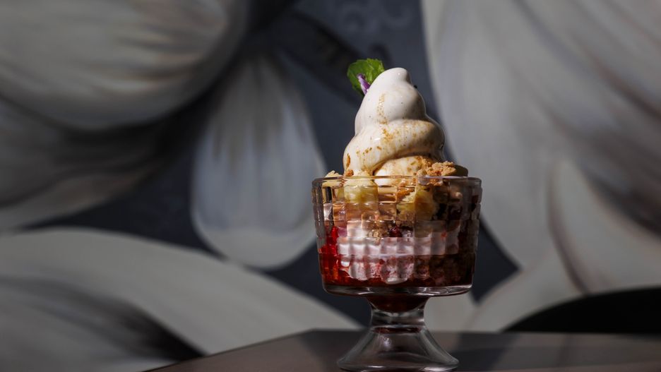 Boston, MA - July 15: A sundae at The Block at Woods Hill in the Seaport on July 15, 2025. (Photo by Ben Pennington/The Boston Globe via Getty Images)