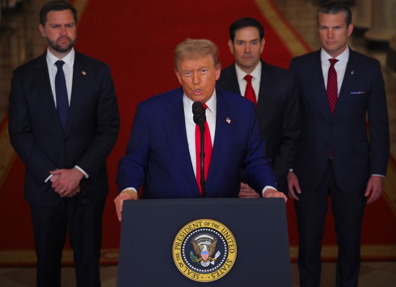 Trump mówi o "strzale w dziesiątkę" ws. Iranu