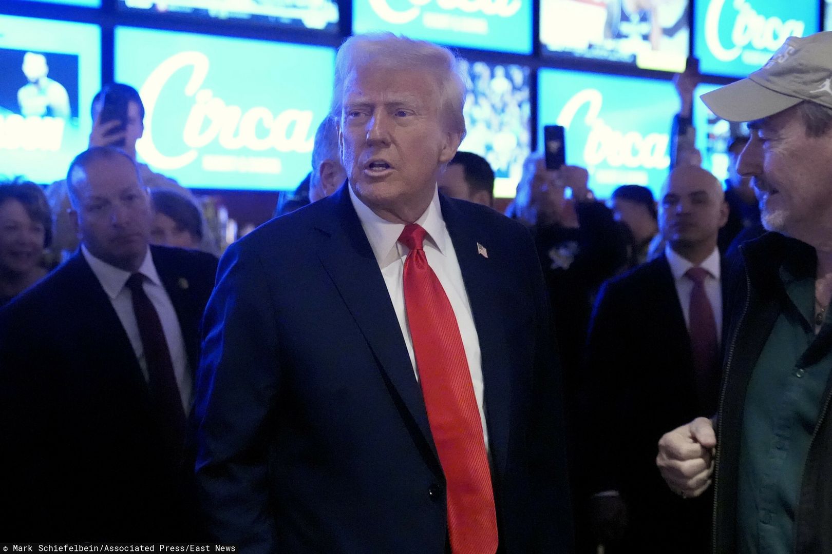 Temporary
President Donald Trump stands at a craps table after speaking about the economy at the Circa Resort and Casino in Las Vegas, Saturday, Jan. 25, 2025. (AP Photo/Mark Schiefelbein)
Mark Schiefelbein