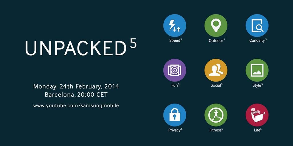 Zaproszenie na Samsung Unpacked 2014 Episode I
