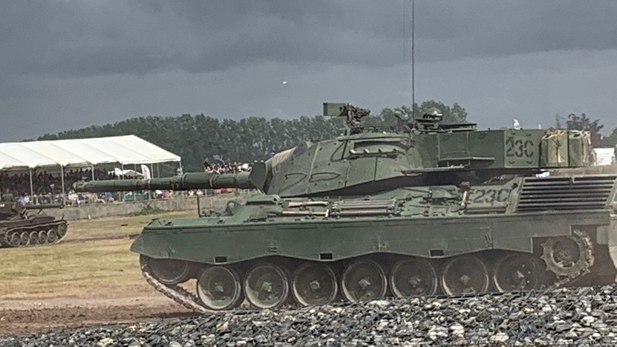Niemiecki czołg Leopard 1.