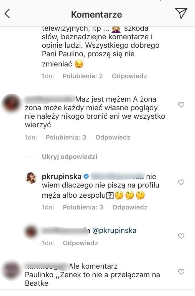 Paulina Krupińska broni występu Sebastiana Karpiela-Bułecki na Sylwestrze TVP
