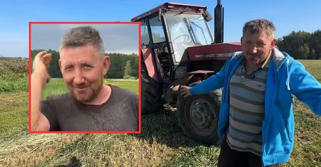 Nowe zęby i zniszczony ciągnik. Fala komentarzy o Andrzeju z Plutycz