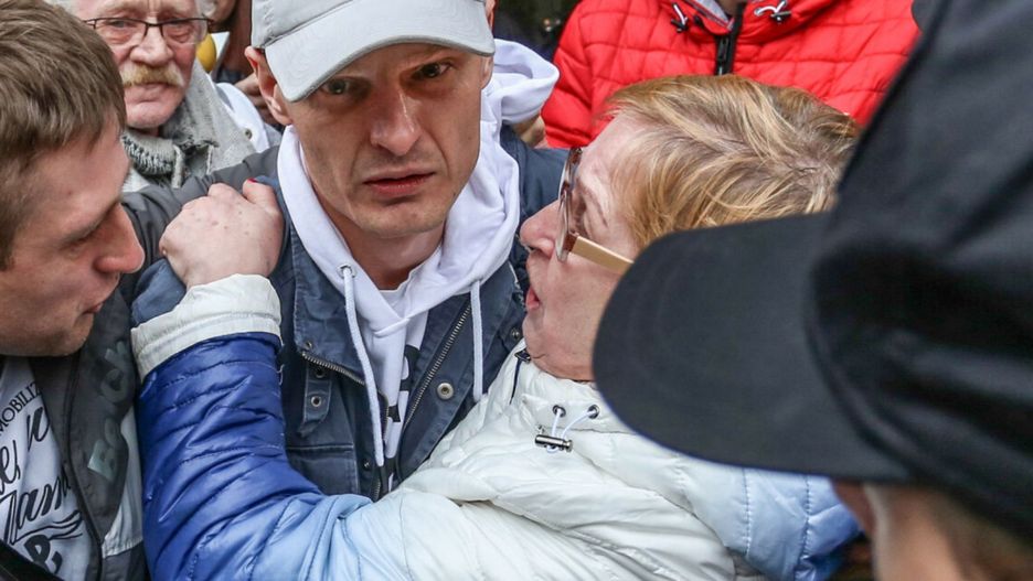 Tomasz Komenda z matką