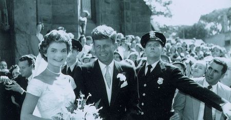 Niepublikowane ZDJĘCIA ZE ŚLUBU Jacqueline i Johna F. Kennedy'ego!