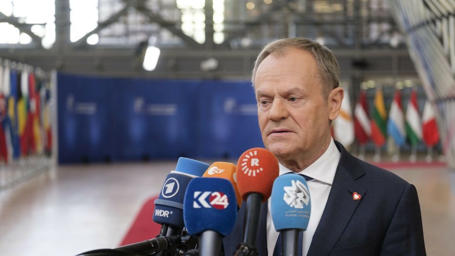 Donald Tusk na szczycie UE ws. pomocy dla Ukrainy.