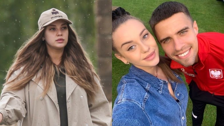 Ciężarna narzeczona Jana Bednarka spaceruje po Opalenicy