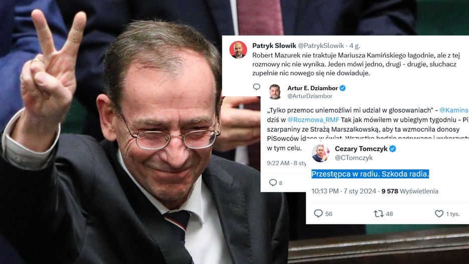 Komentarze po wywiadzie z Mariuszem Kamińskim