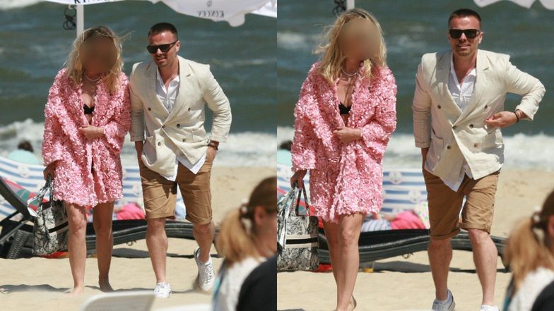 Marcin Hakiel relaksuje się w Sopocie wraz z ukochaną