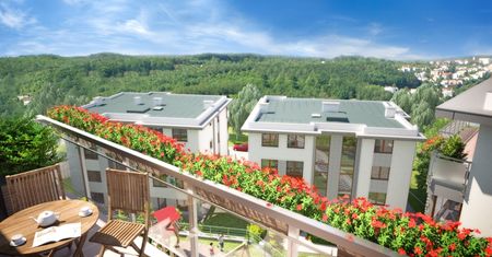 Nowe osiedle apartamentowców w Gdyni