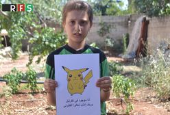Syryjskie dzieci ze zdjęciami Pokemonów. "Przyjdź tu i mnie uratuj"