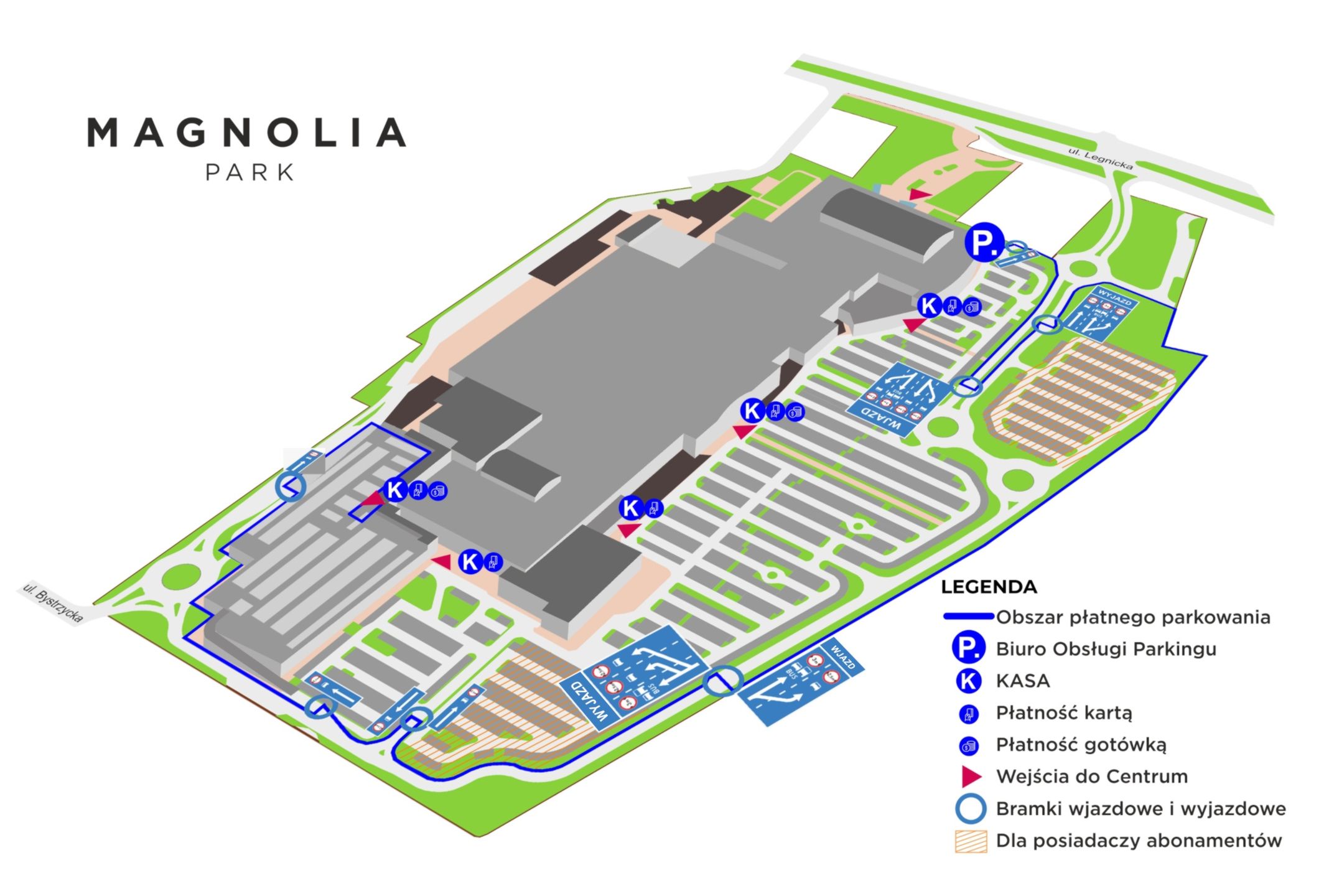 Zmiana organizacji ruchu na parkingu Magnolia Park