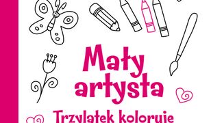 Mały artysta. Trzylatek Koloruje